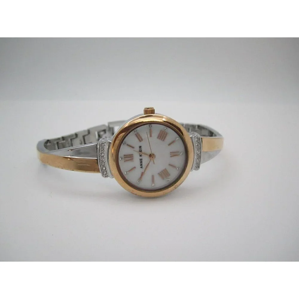 Women Anne Klein Quartz WR Analog 28mm Dial Causal Round Watch (G397)